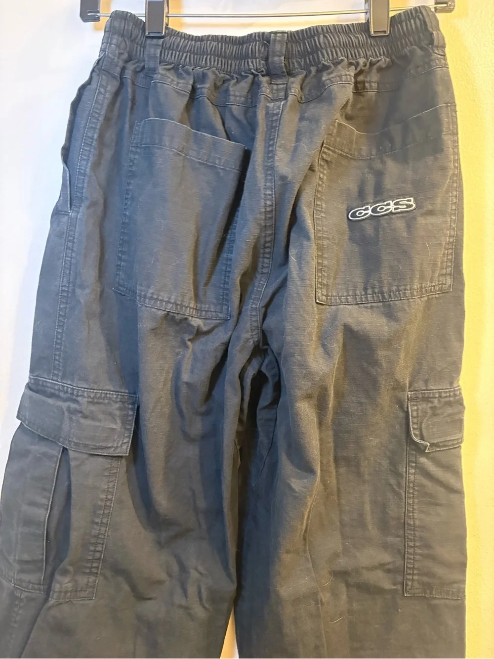 CCS Mailorder Rip stop Cargo Pants Black Size XS Skateboarder